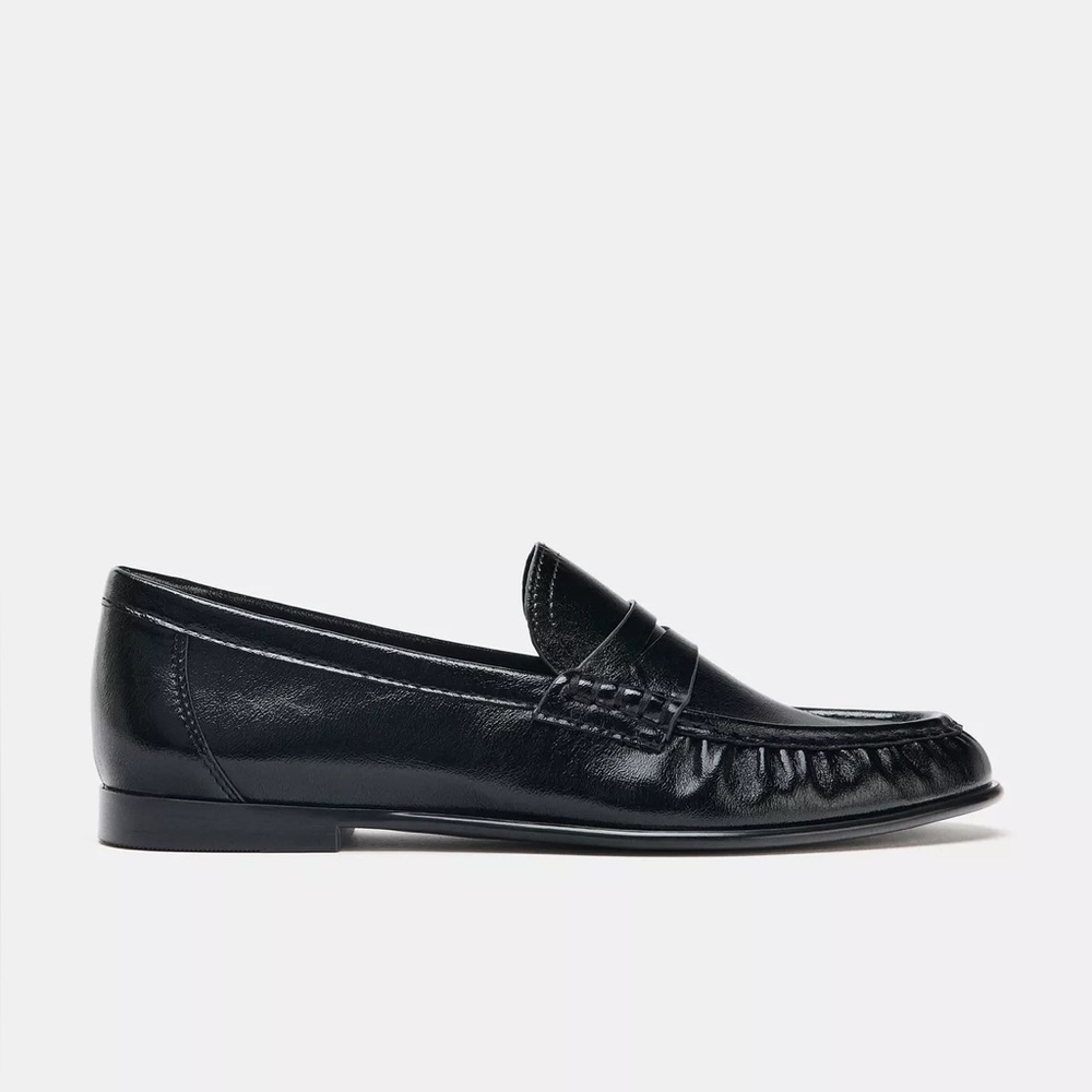 Zara Soft Ruched Loafers